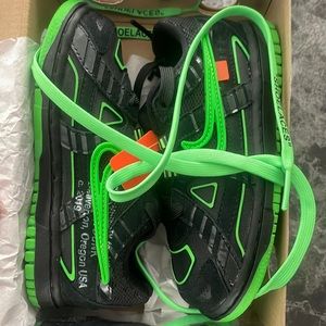 I am selling off white green and black dunks baby size!